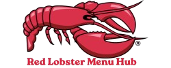 Red Lobster menu hub logo featuring seafood icon and USA restaurant menu theme