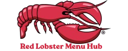 Red Lobster menu hub logo featuring seafood icon and USA restaurant menu theme