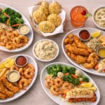 Red Lobster menu with prices 2026 featuring shrimp lobster and seafood platter with cheddar bay biscuits