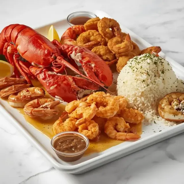 Senior menu seafood options with affordable meals and smaller portions USA