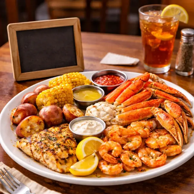 Specials menu seafood deals with limited-time offers USA