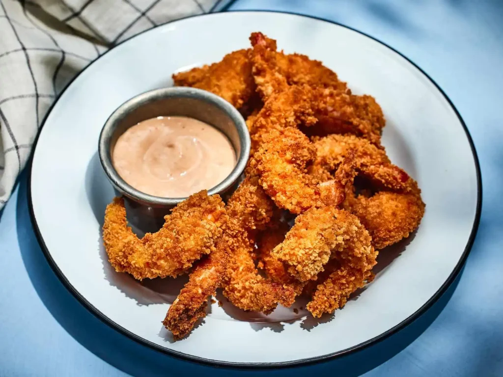 Air fryer shrimp recipes compared with deep fried crispy dragon shrimp for crunchy seafood texture