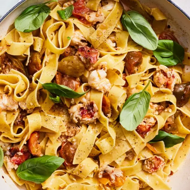 New Lobster Pappardelle Pasta 2026 at Red Lobster with creamy seafood pasta