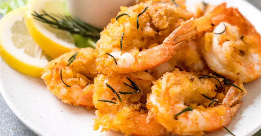 Homemade Red Lobster copycat seafood dishes including Cheddar Bay Biscuits, shrimp scampi, lobster bisque, and fried shrimp platter