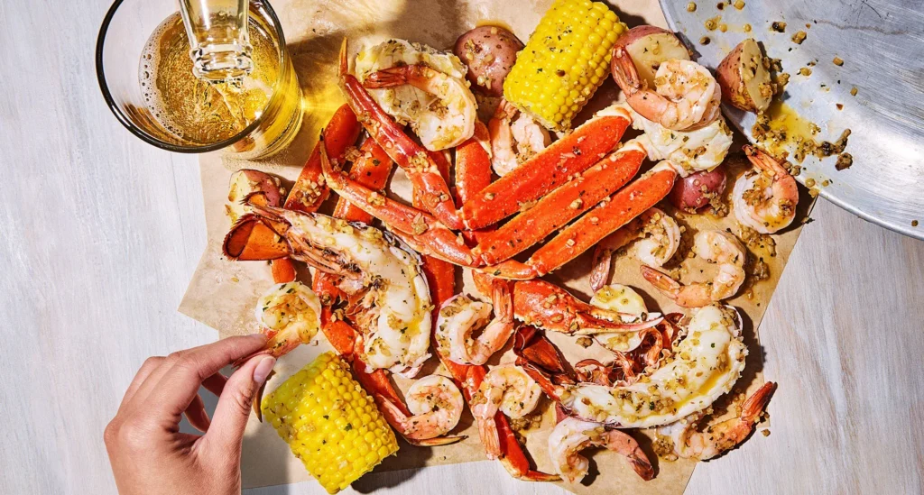 snow crab family meal menu prices with seafood combo deals and crab leg platters