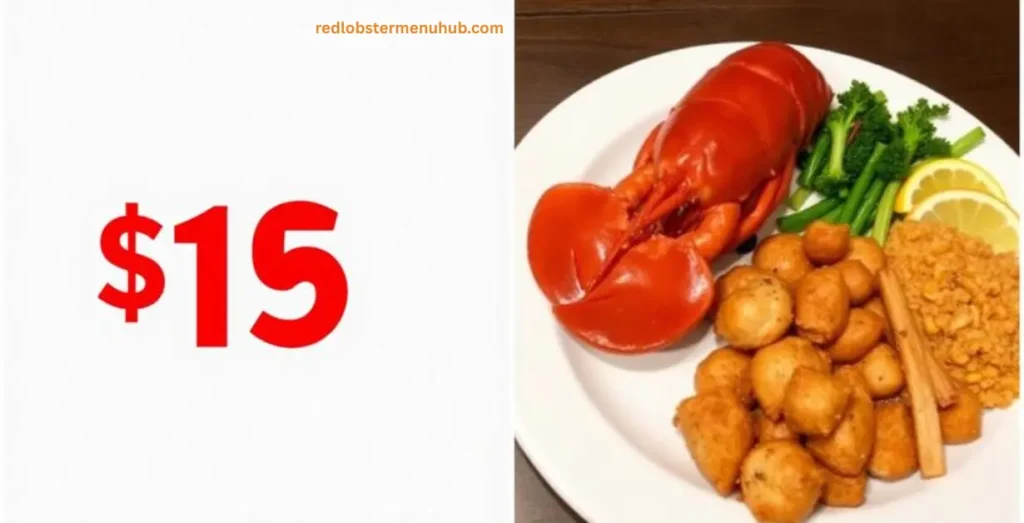 Best Red Lobster $15 special seafood combo meal with shrimp fish and crispy seafood sides