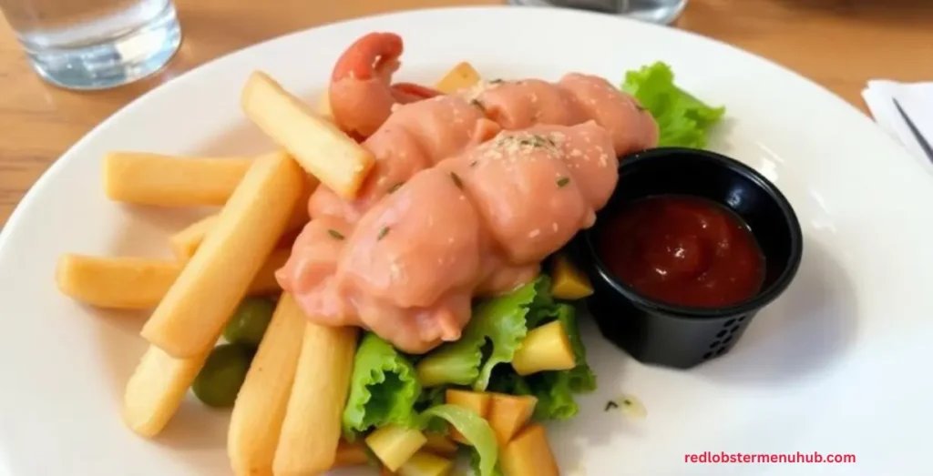 Popular Red Lobster lunch items include grilled shrimp, seafood platter, lobster roll, and shrimp scampi.