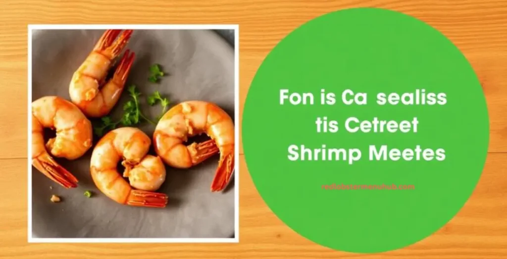 Comparison of Red Lobster Garlic-Grilled Shrimp with other shrimp menu items.