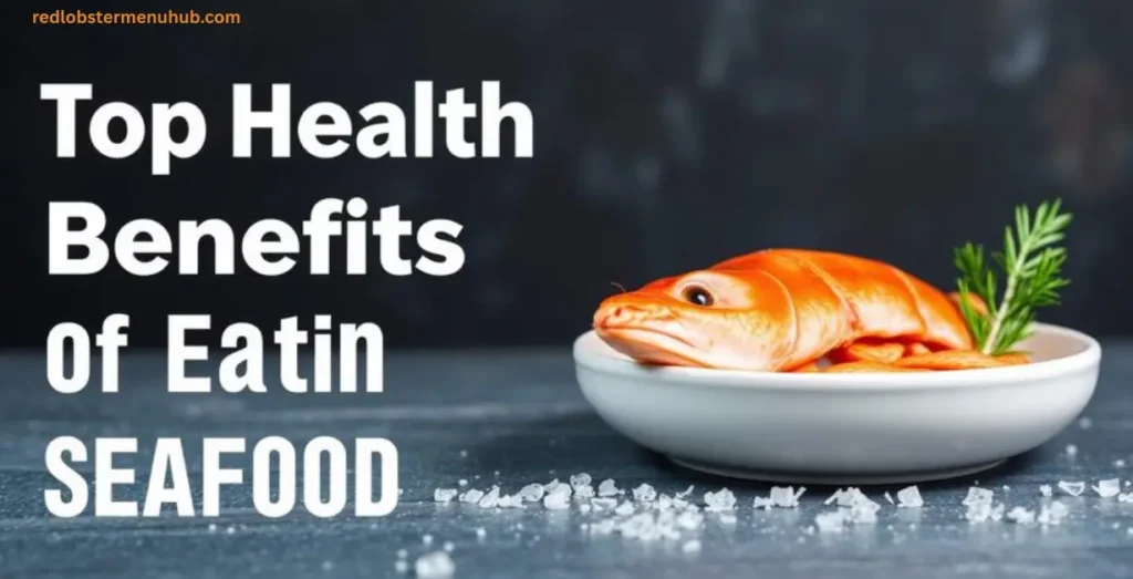 Fresh seafood and healthy ingredients representing heart health, brain function, and protein-rich nutrition.