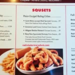 Red Lobster Senior Menu with prices featuring seafood meals, senior dining options, and lunch specials