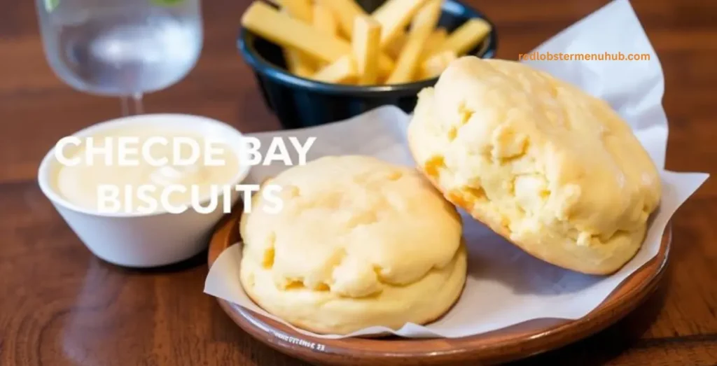 Restaurant-style Red Lobster Cheddar Bay Biscuits served fresh with garlic butter