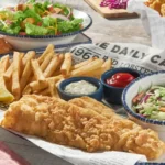 Red Lobster's $15 specials menu featuring shrimp basket fish and fries, a seafood combo meal and value seafood deals