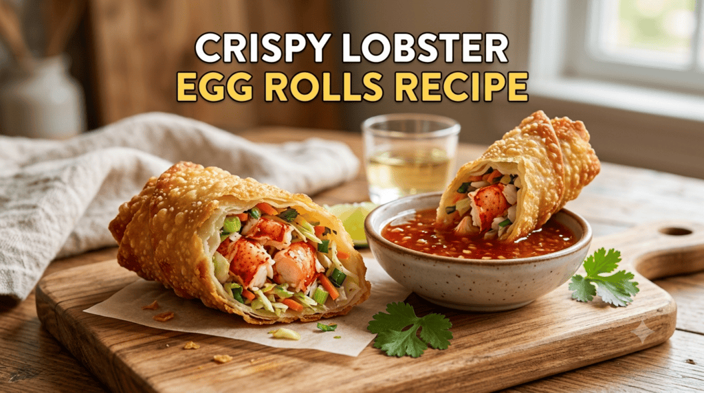 Lobster egg rolls recipe