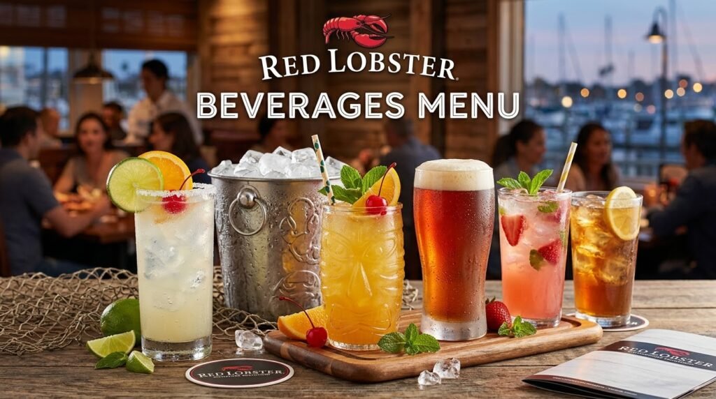 Red Lobster Beverages Menu